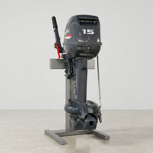 Moteur hors-bord 2 temps 15 CV à jet d'eau, pompe à jet, moteur marin, taille de montage adaptée aux bateaux de pêche gonflables - Product Image 3