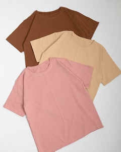 High Quality Heavyweight 230gsm 100% Cotton Oversized Printed Embroidered Plain Tee plus size custom t shirt - Product Image 1