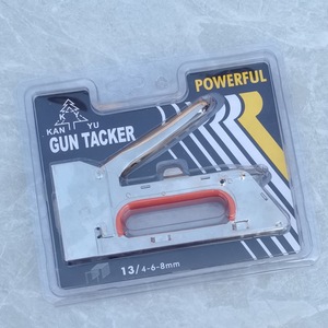 Pistola de Clavos en Forma de U de Alta Resistencia con Removedor de Grapas, Ajuste Manual, Pistola de Grapas <span class=keywords><strong>para</strong></span> Tapicería de Madera, Herramientas de Carpintería, Bricolaje en el Hogar - Product Image 2