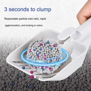 Hersteller Großhandel Bentonit Katzenstreu <span class=keywords><strong>Sand</strong></span> Staubfreie Kugelform 5L 10L 25L Bentonit Katzenstreu - Product Image 3