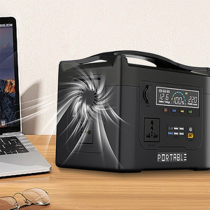 Générateur solaire portable 1500W, panneau solaire, onduleur à onde sinusoïdale pure, technologie MPPT, démarreur de secours, lampe torche, batterie lithium-ion - Product Image 4