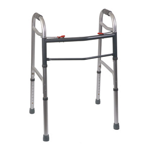 Aluminum Alloy <b>Walker</b> Adjustable Height Anti Slip Lightweight Walking Aid for <b>Elderly</b> Mobility Support - Product Image 1