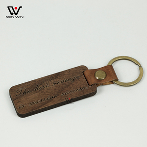 LLavero de Metal y madera de lujo, llavero personalizado de cuero, llavero de coche para regalo del <span class=keywords><strong>Padre</strong></span> - Product Image 2