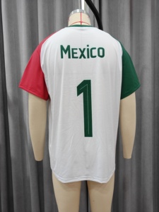 Maillot de football d'entraînement pour adultes en gros, ensemble de maillots de football 100 % polyester à manches courtes avec découpe automatisée F05 - Product Image 6