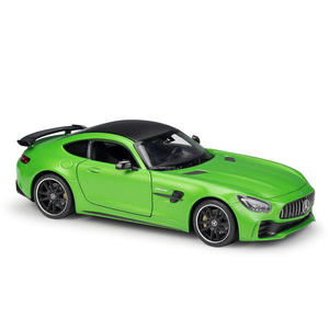 WELLY 1:24 <span class=keywords><strong>Mercedes</strong></span> <span class=keywords><strong>AMG</strong></span> GT R auto sportive simulazione pressofusi modello <span class=keywords><strong>giocattolo</strong></span> per collezione regalo - Product Image 1