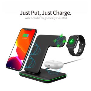 Cargador Inalámbrico Multifuncional 3 en 1 <span class=keywords><strong>para</strong></span> <span class=keywords><strong>iPhone</strong></span> con Luz Nocturna, Carga Rápida de 15W <span class=keywords><strong>para</strong></span> <span class=keywords><strong>iPhone</strong></span> 15 Pro Max, Venta al Por Mayor - Product Image 3