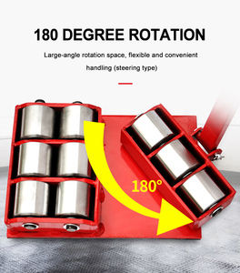 Structure de plate-forme à quatre roues portative de chariot à cargaison résistante de 8 tonnes avec l'appui de personnalisation d'OEM - Product Image 4
