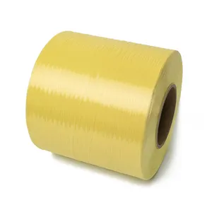 Various styles of beautiful sturdy durable 1500d dyed yellow aramid yarn