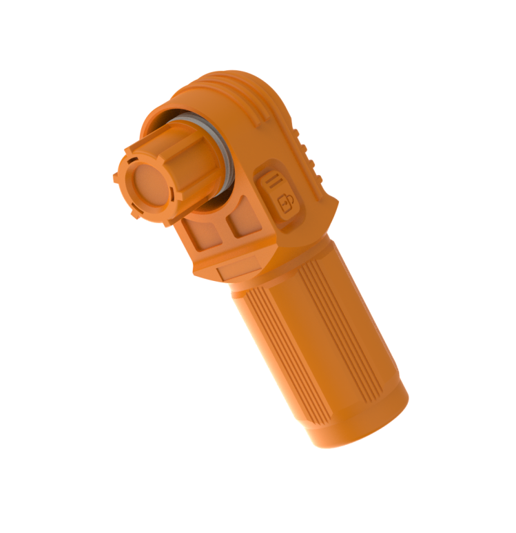 Through hole type-plug-orange
