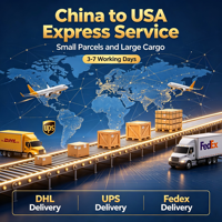 Livraison gratuite DHL UPS Express, agent d'approvisionnement Alibaba Chine vers les États-Unis, le Royaume-Uni, le Canada, l'Europe, service de livraison directe porte à porte