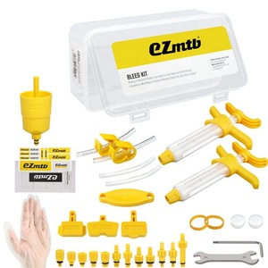 Kit de Herramientas para Purgado de Frenos de Disco Hidráulicos para Bicicleta RIDERACE, Fluido <span class=keywords><strong>Mineral</strong></span> DOT para Herramientas de Reparación de Frenos <span class=keywords><strong>SHIMANO</strong></span> TEKTRO SRAM Serie NUTT - Product Image 3