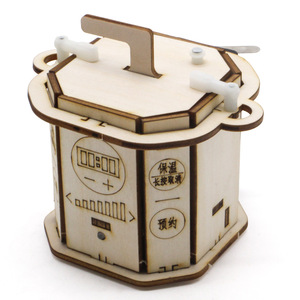 Kit scientifique de cuisinière à pression en bois, jouet éducatif à monter soi-même pour enfants de 7 à 9 ans, assemblage manuel, formes géométriques, apprentissage STEM - Product Image 2
