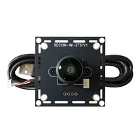 Módulo de Cámara USB2.0 ZYKD SC1336 720P/60fps con Reconocimiento Facial, Gran Angular, Sin Distorsión, Sin Controladores, Compatible con Linux y Raspberry Pi