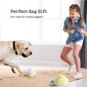 ของเล่นสุนัขรูปตูด<span class=keywords><strong>เป็ด</strong></span>ตลกๆ ของเล่นตุ๊กตาเป็ดสุดฮา ส่งเสียงนุ่มๆ ตลกๆ <span class=keywords><strong>ช</strong></span>่วยคลายเหงาและบรรเทาความวิตกกังวล - Product Image 6