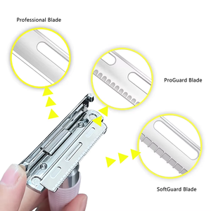 <span class=keywords><strong>2026</strong></span>年批发不锈钢便携式刮毛器 4色 女士身体安全剃须刀 AC安全刀片剃须刀 - Product Image 2