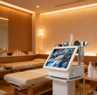 Prix d'usine – Appareil de diagnostic et d'analyse capillaire à écran tactile de 15 pouces pour soins du cuir chevelu, instrument de bureau