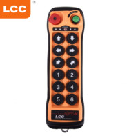 Télécommande sans fil RF 433 MHz à une vitesse pour grue de levage, interrupteur à bouton poussoir