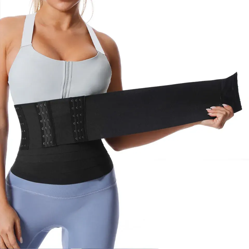 Taille Bandage Wrap Tondeuse Ceinture Taille Formateur Corps Shapewear Ventre Femme Ventre Plat Minceur Gain Post-partum Gaine Ceinture Corset