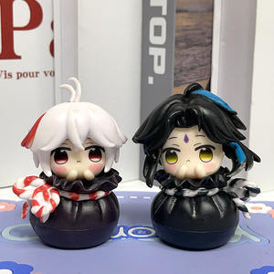 6 stili di PVC Anime Action figure Xiao Zhongli Venti impatto giocattoli portafortuna borsa cartone animato modello di gioco da <span class=keywords><strong>Genshin</strong></span> - Product Image 3