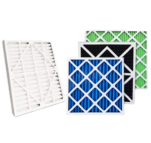 Oem HVAC tông pleat Bảng điều chỉnh <span class=keywords><strong>AC</strong></span> Bộ lọc không khí trang trại sử dụng-lọc Trần Kích thước 12x12x1 20x20x1 20x25x4 với bản in logo - Product Image 1