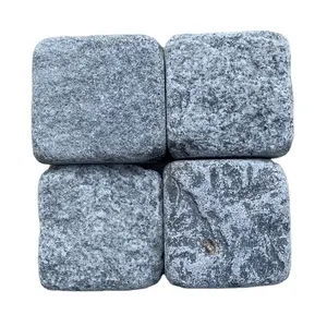 Cobble stone pavers granite cobble stone paving stone with tumble surface with cheap price for hot sale wholesale