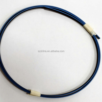 Kabel Drop FTTH Singlemode 2F 1 Core Berkualitas Tinggi Harga Terbaik Warna Biru Putih Merah Kuning Bergaris untuk Komunikasi
