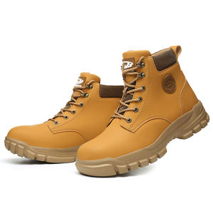 Chaussures <span class=keywords><strong>de</strong></span> sécurité légères et confortables pour hommes, à embout en acier, respirantes, pour le travail en usine, printemps, été, automne - Product Image 3