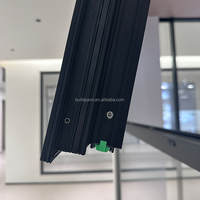 Fenêtres coulissantes modernes à double vitrage personnalisées, en alliage d'aluminium, pour l'extérieur résidentiel, sécurisées, économes en énergie et insonorisées