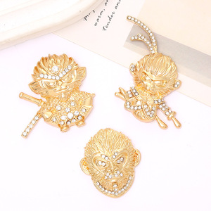 Accessori in Lega di Zinco Black Myth: Wukong all'Ingrosso, Adesivi per Cover Telefono Wukong Fai-da-Te e Materiali per Charm Scorrevoli per Scarpe - Product Image 1