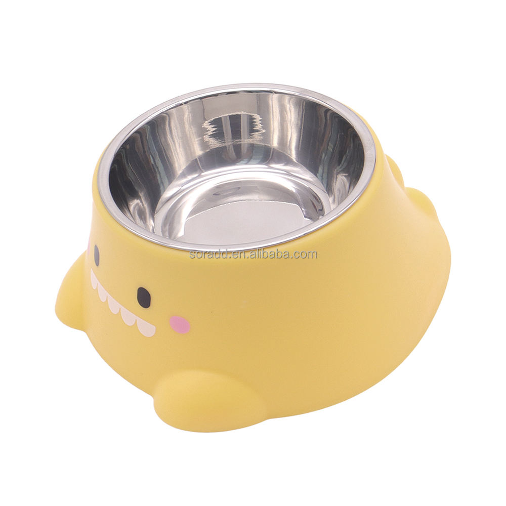 Blue+Stainless steel bowl