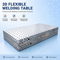 Plateforme de soudage 3D à haute précision, table de fixation modulaire pour le soudage de cadres de moto et de pièces automobiles