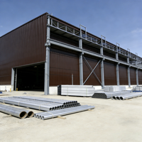 Structure en acier préfabriquée, service tout-en-un, structure de bâtiment en métal, bâtiment en structure acier préfabriquée