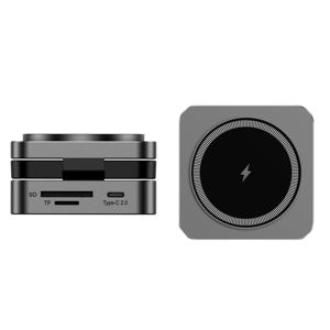 10 1 Type-<span class=keywords><strong>C</strong></span> Chargeur sans fil Station d'accueil Hub <span class=keywords><strong>USB</strong></span> HD4K Gigabit Ethernet <span class=keywords><strong>USB</strong></span> 3.0 <span class=keywords><strong>SD</strong></span> TF Lecteur de carte Ordinateur portable Mobile Stock Gotodo - Product Image 6