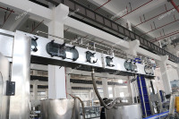 Usine d'eau minérale potable rotative 4000BPH, ligne de production de machines d'embouteillage d'eau pure de 300 ml