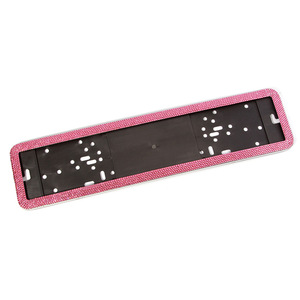 Marco para Matrícula Estándar Europeo, Marco para Matrícula con Incrustaciones de Diamantes de Imitación, Marcos para Matrícula Personalizados - Product Image 5