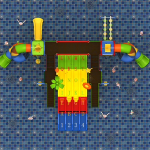 Équipement de jeux aquatiques en fibre de verre pour parcs d'attractions, maison aquatique personnalisée pour enfants avec plusieurs toboggans et fonctions de pulvérisation - Product Image 5