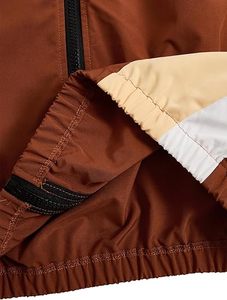 Veste de survêtement d'hiver pour homme XIN HUI personnalisable avec logo, coupe-vent respirant en nylon à panneaux colorés pour le sport et l'entraînement en extérieur (vente en gros) - Product Image 6