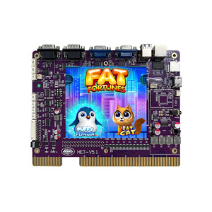 Het บอร์ดเล่นเกมสองหน้าจอ FAT Fortunes nudge SKILL FAT Cat <span class=keywords><strong>2</strong></span><span class=keywords><strong>เกม</strong></span>ใน1บอร์ด PCB แนวนอน - Product Image 1