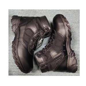 Bottes de randonnée légères pour l'été TSA01, en cuir de vachette pleine fleur, avec fermeture éclair latérale et trous de ventilation - Product Image 2