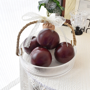 Modelo de Fruta Artificial de Ciruela Negra de Plástico Ecológico para Decoración de Halloween, Navidad, Acción de Gracias y Fotografía - Product Image 2