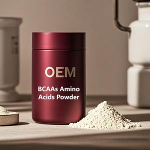 Amminoacidi BCAAs in polvere, amminoacidi a catena ramificata non aromatizzata vegana, integratori alimentari naturali di <span class=keywords><strong>BCAA</strong></span>