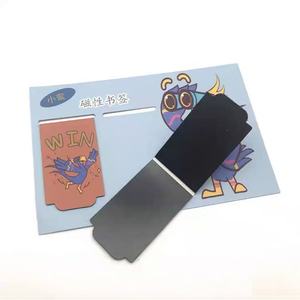<span class=keywords><strong>Marque</strong></span>-pages en papier personnalisés avec logo imprimé UV, en forme d'animal et carte de support, pour carnets – Vente en gros - Product Image 3
