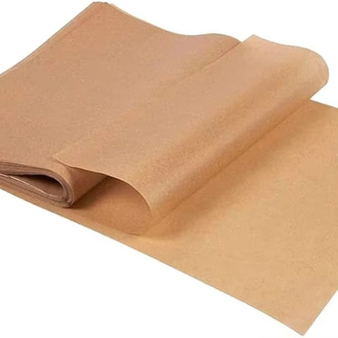 Non-Stick Precut Baking Parchment Paper Sheet Unbleached Greaseproof Silicone Paper