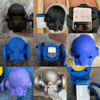 Piège à vapeur à flotteur à bille DKV FT14H GGG40.3 WCB DN15 à DN25 PN16 PN40 Filetage NPT BSP jusqu'à 230 ° C pour condensat de vapeur