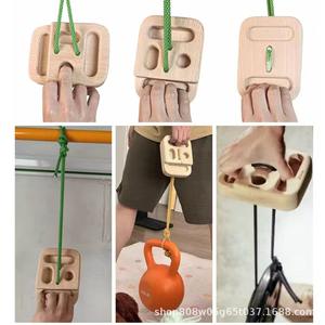 Wooden <b>Finger</b> Strength Training <b>Board</b> 11x14.5cm Portable Grip <b>Board</b> For Home Fitness Forearm Exercise - Product Image 5