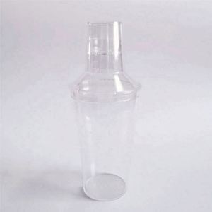 Coctelera de Plástico Acrílico Transparente Negra, Mezcladora de Bebidas, Kit de Coctelera para Martini, Coctelera Boston - Product Image 5