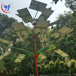 Système d'énergie solaire et éolienne d'usine, fleur solaire 2,65 kW avec batterie de stockage d'énergie, onduleur, <span class=keywords><strong>panneau</strong></span> solaire connecté au réseau - Product Image 3