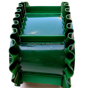 Sabuk konveyor Pvc sisi hijau dengan Cleat untuk industri kayu - Product Image 3