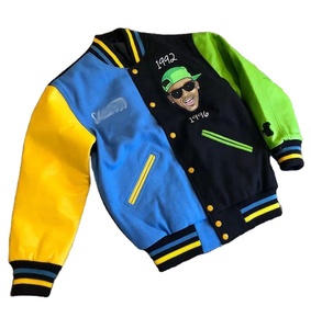 2024 vente en gros nouvelle meilleure qualité personnalisée adulte jeunesse Baseball Letterman veste hiver polaire varsity veste dans High Street Style - Product Image 1