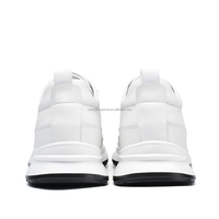 Nouvelle mode blanche hauteur personnalisée dentelle coréenne élégante marche sneakers hommes hauteur décontractée augmentation